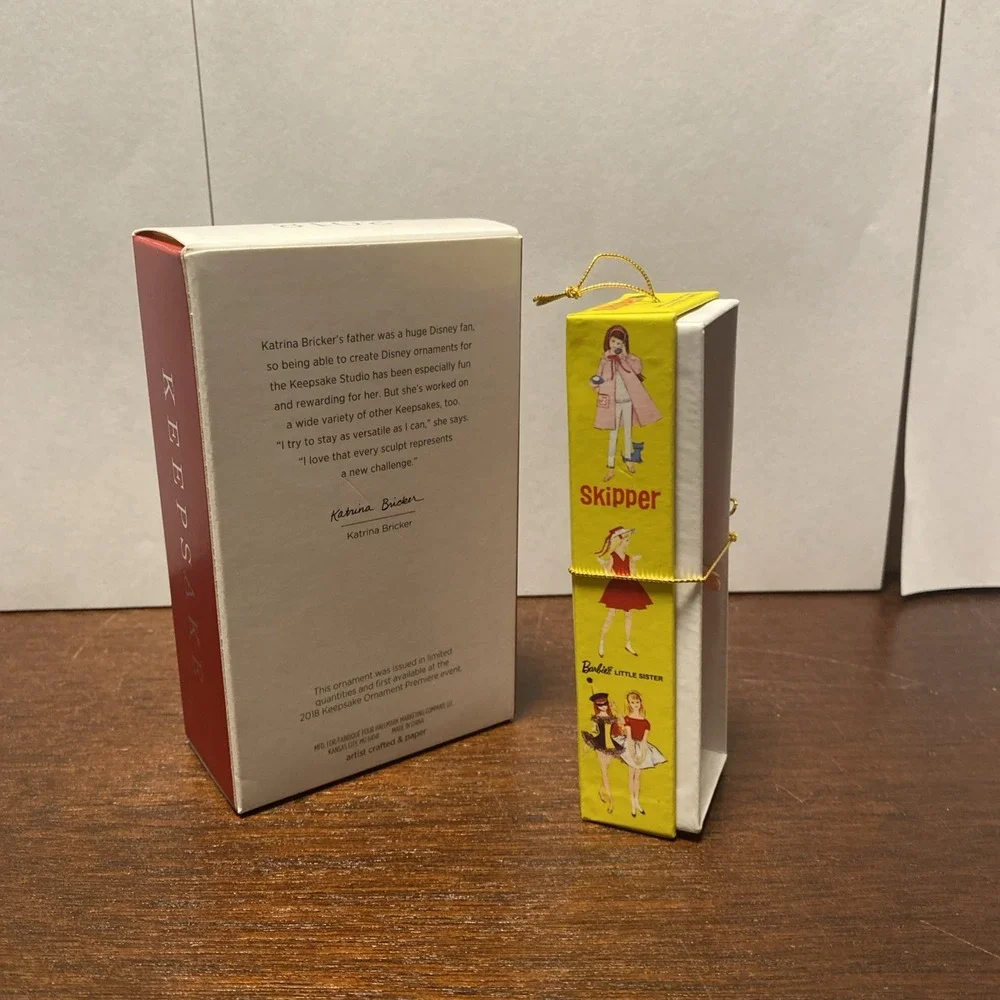 2018 Limited Edition Hallmark‎ Keepsake SKIPPER Barbie Christmas Ornament